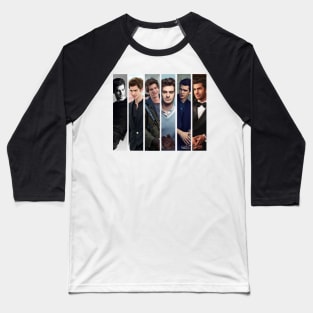 Andrew Garfield Vertical Collage Baseball T-Shirt